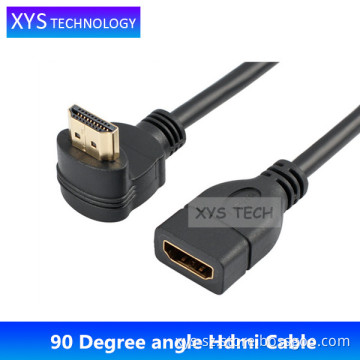 High Speed 90 degree angle hdmi cable/